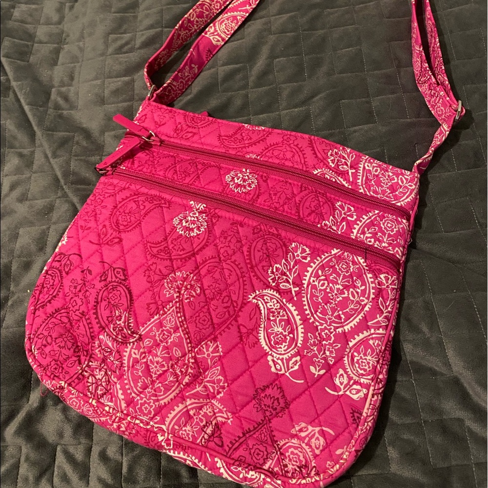 Vera Bradley Triple Zip Hipster Crossbody Bag